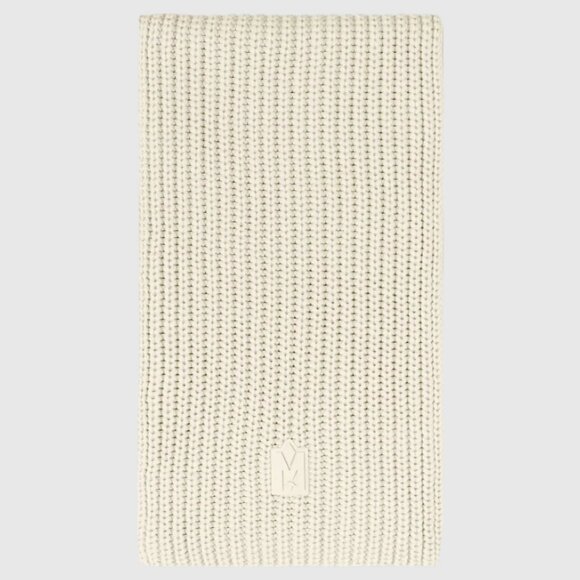 Mackage NELL Logo Long Scarf in Cream, New with Tag - Picture 1 of 3